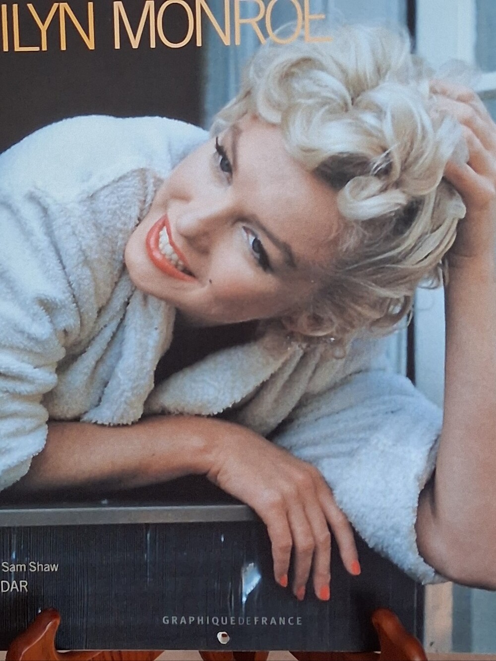 Vintage 1995 Marilyn Monroe Calendar And 2006 Bio And Picture Book.